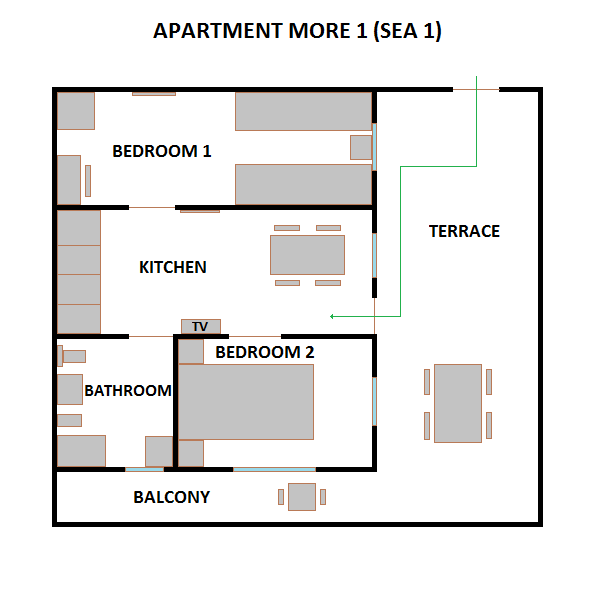 Apartment More 1 - House More, Vis